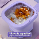 Mini lavadora y secadora plegable