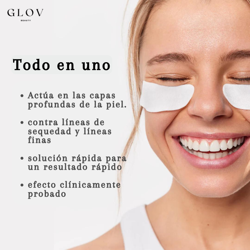 Glov - Parches de silicona antiarrugas y líneas finas - 49% OFF