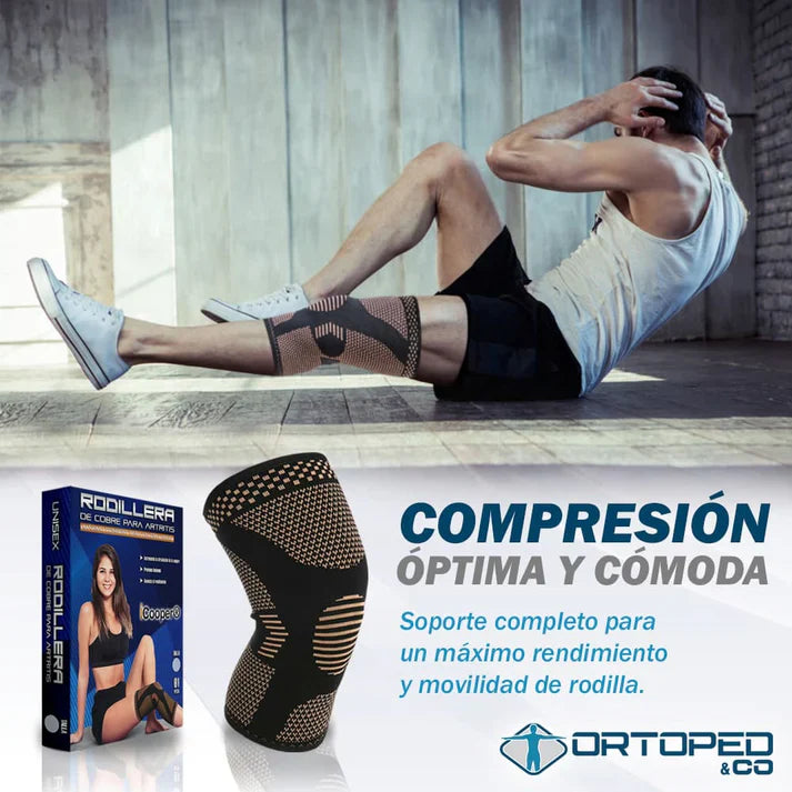 ICOOPER® Rodillera de Cobre - Alivio de Dolor Articular y Artritis [Paga 1 Lleva 2]